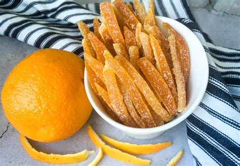 Amazing Homemade Candied Orange Peels Perfect For Baking
