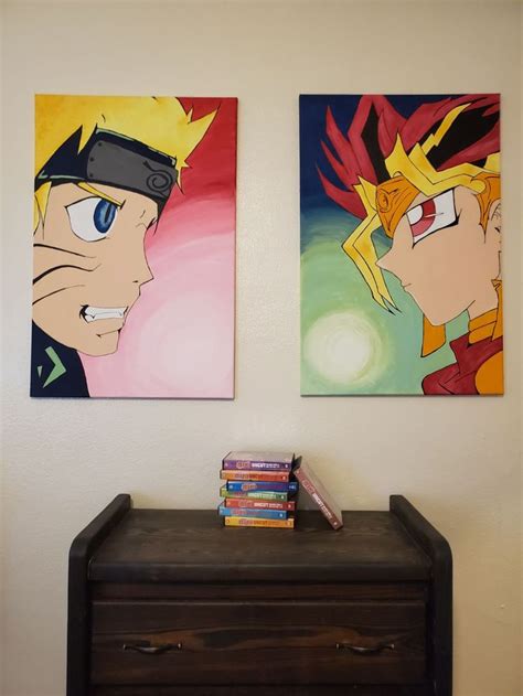 Canvas Painting On Mercari Anime Canvas Painting Canvas Painting Diy