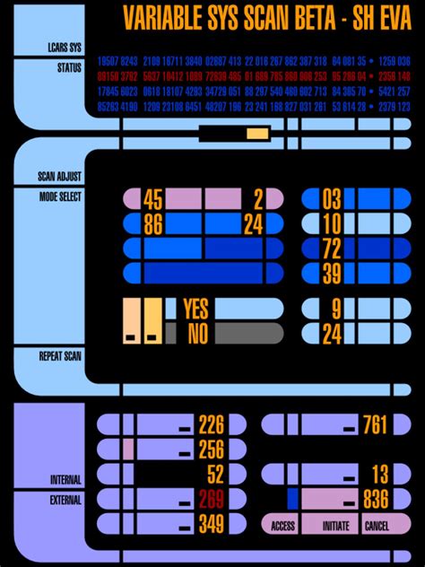 Lcars Basic Palette By Lds Jedi On Deviantart Star Trek Art Star