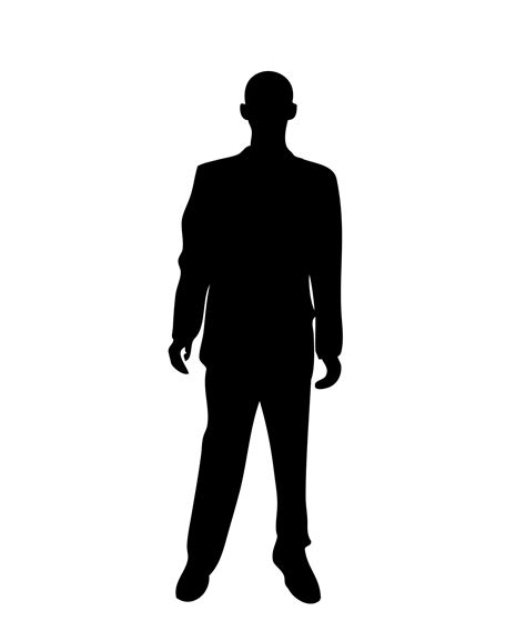 Business Man Silhouette Schwarz Kostenloses Stock Bild Public Domain
