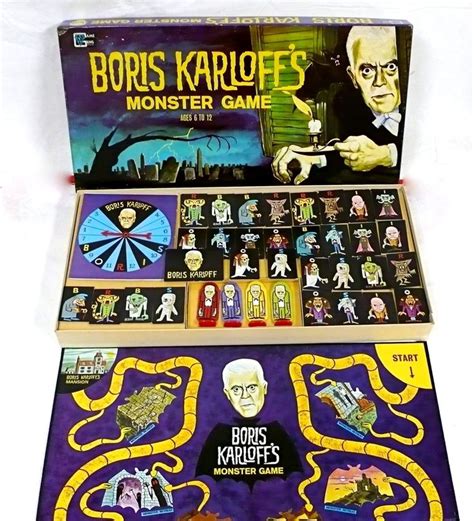 Vintage Monster Board Game Looks Neat But I Do Not Recall This Game