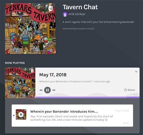 Tenkars Tavern The Tavern Chat Podcast Launches Duck And Cover