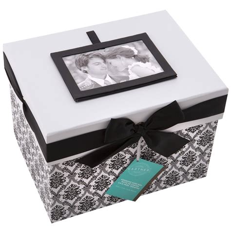 There are plenty of boxes to choose from. Gartner® Studios Black & White Keepsake Card Box