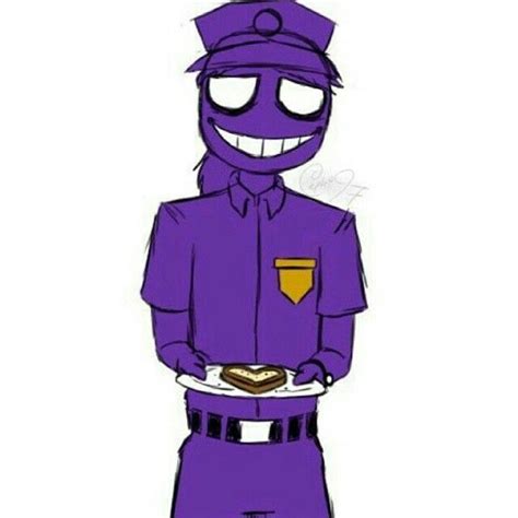 Toast For Me C Purple Guy Anime Fnaf Fnaf Night Guards