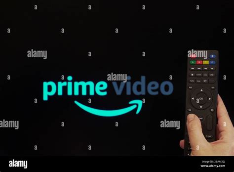 Amazon Streaming Service Vod Content Provider Concept Hand Holds A