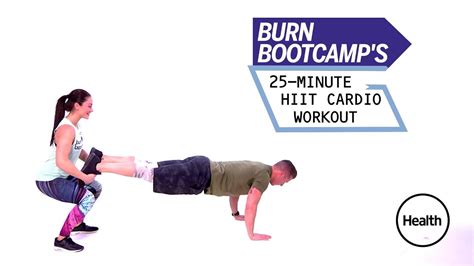 Burn Bootcamps 25 Minute Hiit Cardio Workout Health Youtube