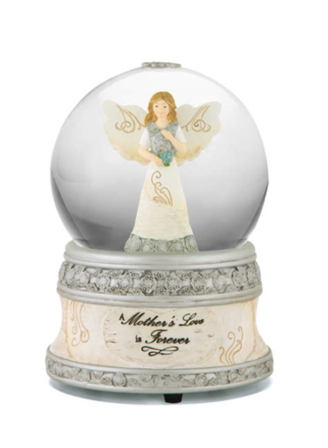 Unique personalized gift ideas for mom or grandma so thoughtful they'll have to hold back the tears. Memorial Music Water Globe - A Mother's Love is Forever