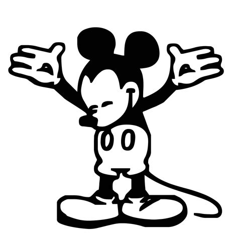 Mickey Mouse Black And White Baby Mickey Mouse Clipart Black And White