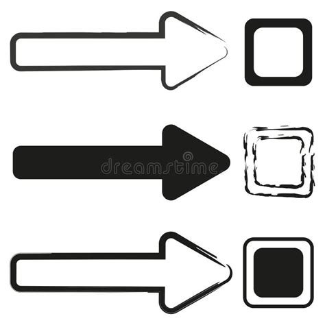 Brush Arrows Pointing To Squares Various Brush Arrows Exclusive Arrow