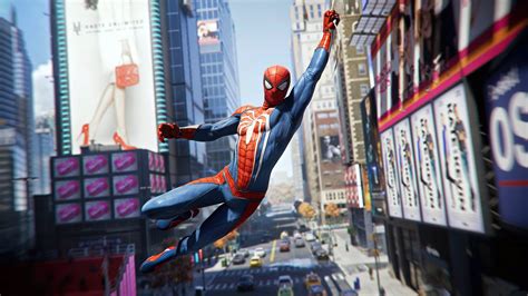 Spiderman 2018 Ps4 Game Hd Poster Wallpaper For Desktop Marvel Spider
