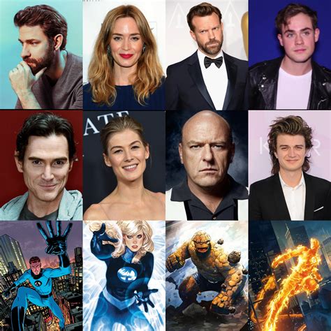 My Mcu Fantastic Four Fancast First Choices Top Second Choices Bottom