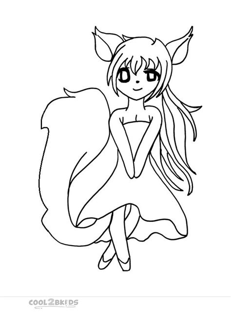 Printable Chibi Coloring Pages For Kids
