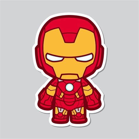 Iron Man Dibujo Kawaii