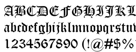 Old English Text Mt Font Download Free Legionfonts