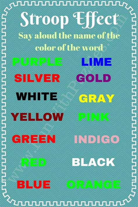 This article covers words and phrases to use when smoothly transitioning from one idea or point to speech transitions are words and phrases that allow you to smoothly move from one point to another so that your cause and effect. Stroop Effect-Can you pass this color test?