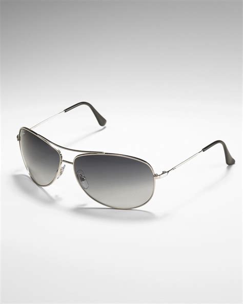 Lyst Ray Ban Men S Small Aviator Sunglasses In Metallic For Men