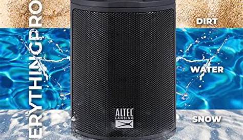 Altec Lansing HydraMotion Wireless Bluetooth Speaker with 360 Degree