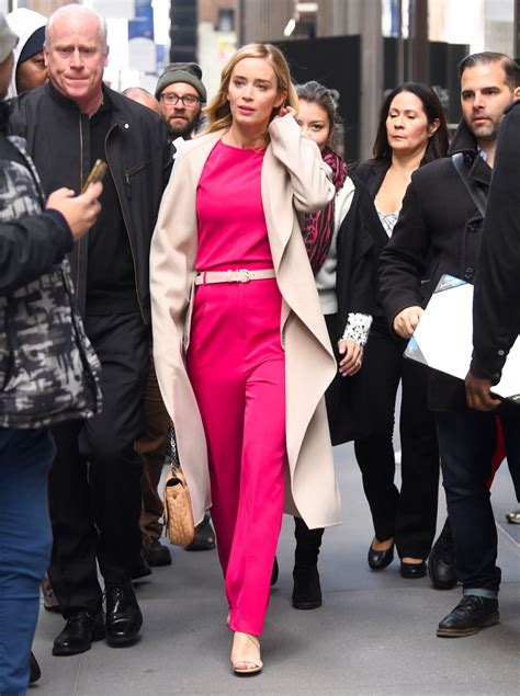 Emily Blunt Leaving Sirius XM In NYC 12 03 2018 CelebMafia
