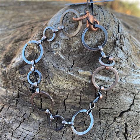 Oxidized Copper Bracelet Silverwaves Jewelry