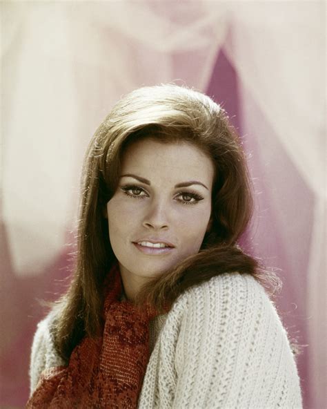 Raquel Welch 1967 Studio Portrait In White Sweater And Red Scarf 16x20