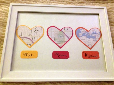 Check spelling or type a new query. First Anniversary Gift - Map Hearts Display Tutorial (and ...