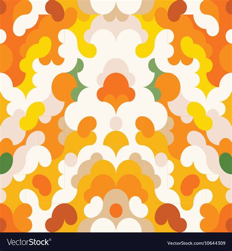 Abstract Pattern Orange Background Royalty Free Vector Image