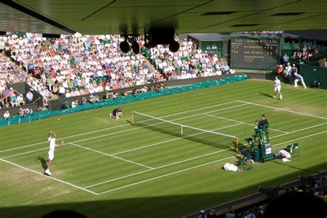 Wimbledon Tennis Court Game Set Match Official Tennis Hospitality