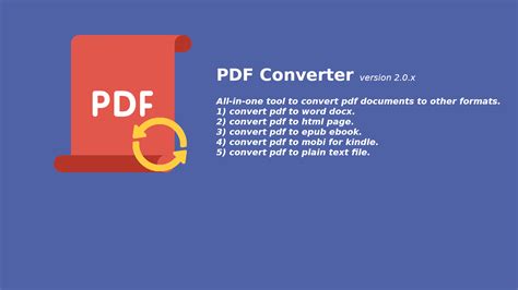 الحصول على Pdf Converter Convert Pdf To Word And Pdf To Epub Mobi Docx