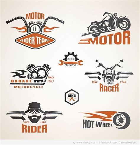 22 Motorcycle Logos And Labels Free Vectors Web Design Blog Bike