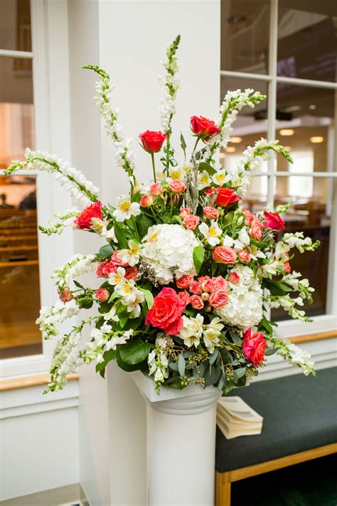 Altar flowers church flowers funeral flowers unique flowers funeral floral arrangements large flower arrangements corporate flowers good morning flowers christmas flowers. Pin by Bayley Fryer on Ceremony Decor | Alter flowers ...