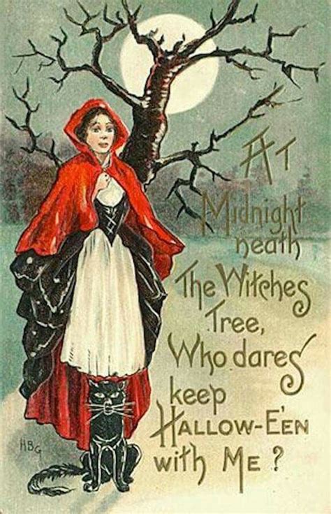 Postcard Vintage Halloween Cards Vintage Halloween Vintage