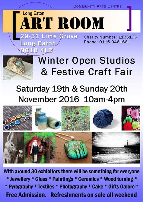Festive Open Studios Art And Craft Fair November 2016