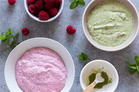 Raspberry Matcha Chia Pudding Le Petit Eats