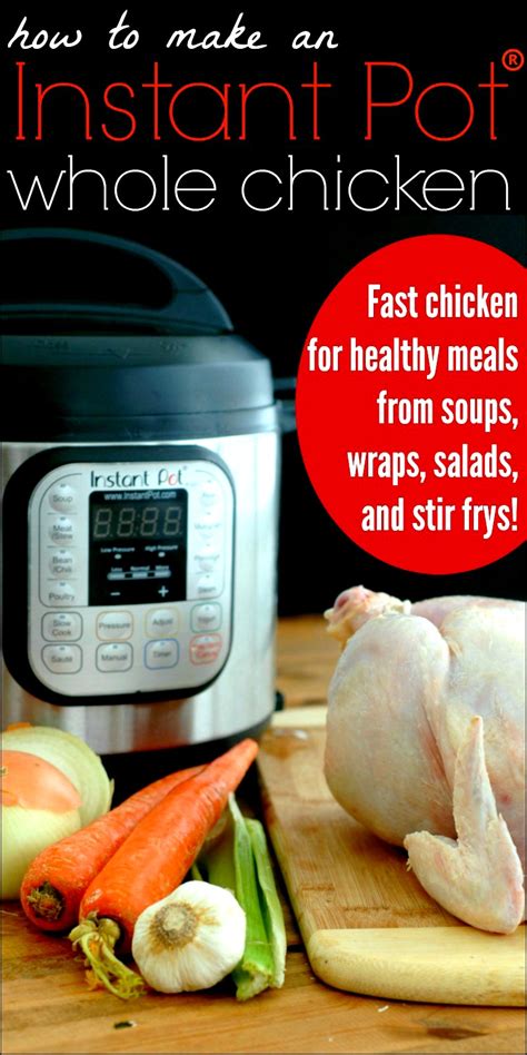 Mix olive oil, salt, garlic powder, paprika, and pepper in a bowl. How To Make An Instant Pot Whole Chicken for FAST Healthy ...