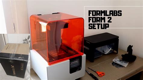 Formlabs Form2 3d Printer Quick Setup Youtube