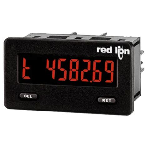 Red Lion Controls Cub5b000 8 Digit Miniature Dual Counter And Rate