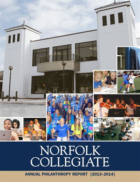 Norfolk Collegiate Annual Philanthropy Report 2013-2014 by Norfolk ...