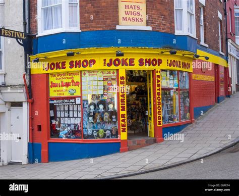 Festival Of Fun Joke Shop In The Seaside Town Of Scarborough Yorkshire