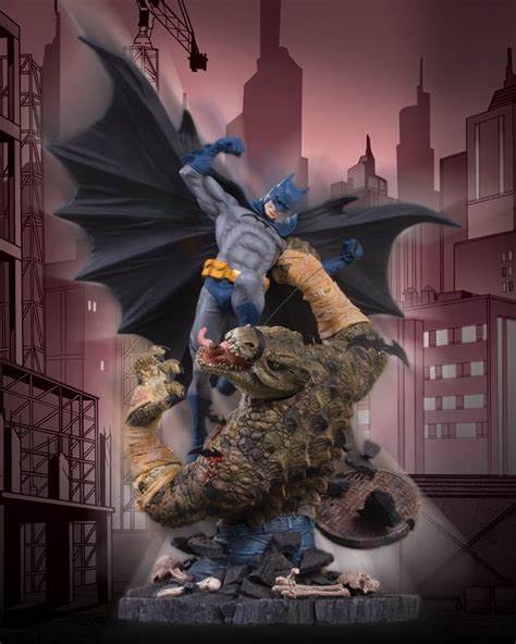 Dc Classic Confrontations Batman Vs Killer Croc Statue Raving Toy