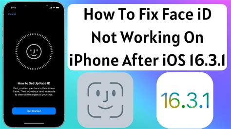 How To Fix Face Id Not Working On Iphone After Ios 1631 Update Youtube