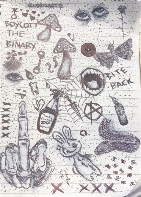 Punk Grunge Doodle Drawing Art In Funky Art Sketchbook Art Inspiration Cool Art Drawings