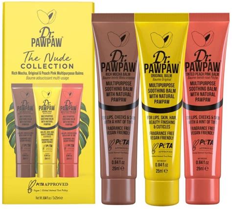 Dr Paw Paw Dr Pawpaw The Nude Collection Multipurpose Balm Trio Shopstyle Lipstick