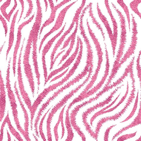 Premium Vector Seamless Pink Zebra Skin Pattern Glamorous Zebra Skin