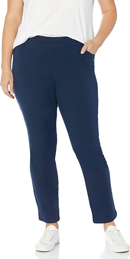Briggs New York Womens Plus Size Pull On Pant At Amazon Womens