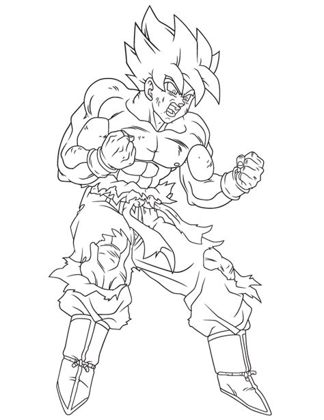 Check spelling or type a new query. Dragon Ball Z Goku Recharge Coloring Pages For Kids #erk : Printable Dragon ball Z Coloring ...