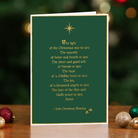 Irish Blessing For Christmas Cards Set Of 20 The Catholic Company