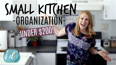 New Organizing A Small Kitchen For Under 200 🙌 Youtube
