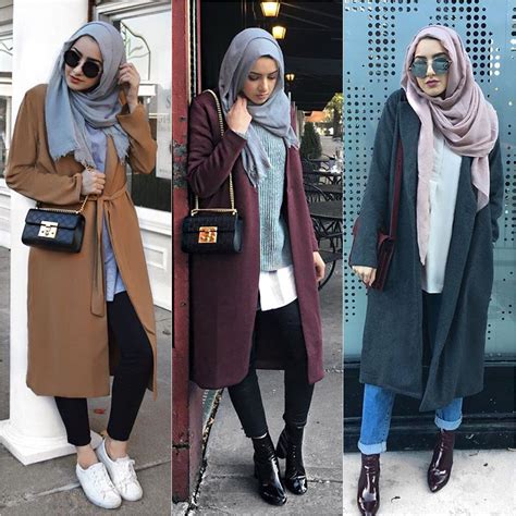 Modern Hijab Styles Fashion For Winter Outfits Winter Hijab Collection