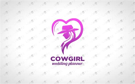 Beautiful Creative And Modern Premade Cowgirl Logo For Sale Lobotz Ltd