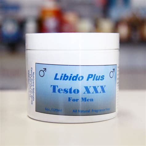 Libido Plus Testosterone Cream For Men 4 Oz Nutrivera Naturals Dayofhealth124s